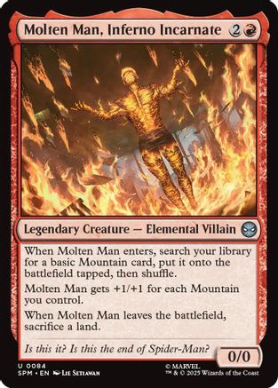Marvel's Spider-Man Molten Man, Inferno Incarnate #84