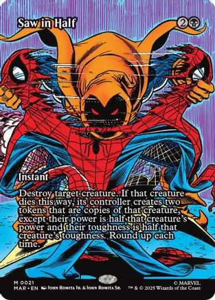 Marvel Universe Eternal-Legal Saw in Half (Borderless) #21