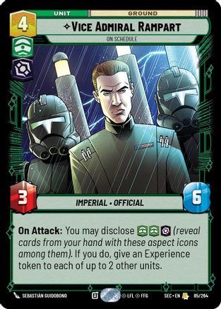 Vice Admiral Rampart - On Schedule
