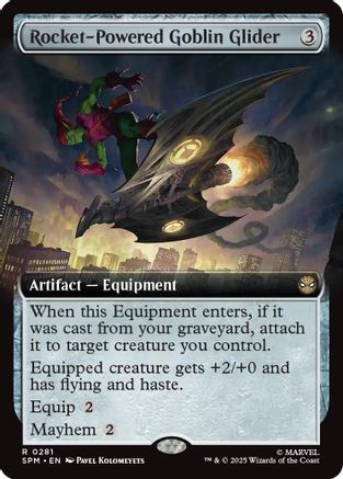 Marvel's Spider-Man Rocket-Powered Goblin Glider (Extended Art) #281