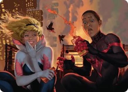 Art Series: Marvel's Spider-Man Heroes' Hangout Art Card #14