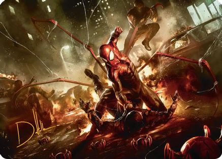 Superior Spider-Man Art Card (Gold-Stamped Signature)