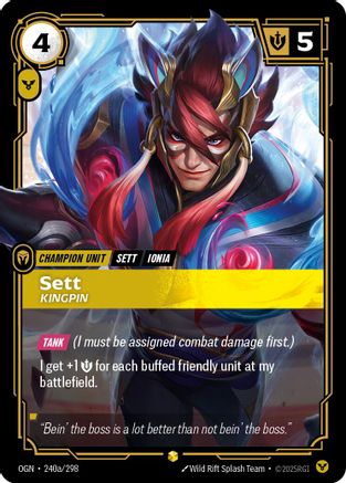 Sett - Kingpin (Alternate Art)