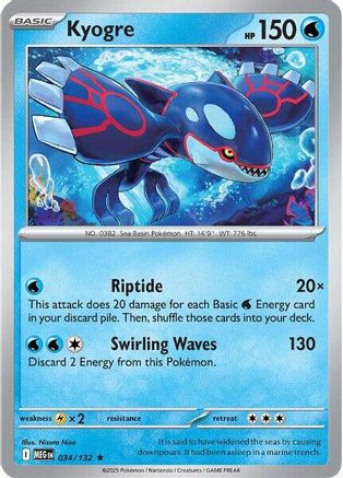 ME01: Mega Evolution Kyogre #034