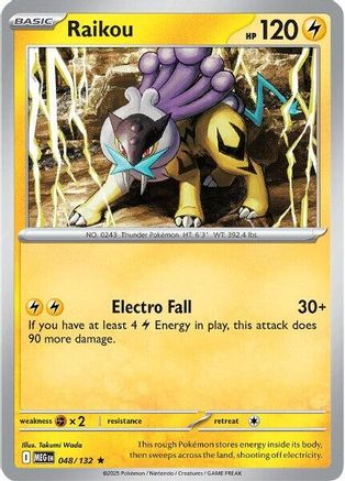 ME01: Mega Evolution Raikou #048