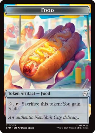 Marvel's Spider-Man Food // Robot Double-Sided Token #5