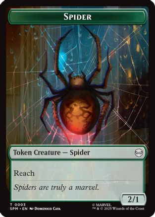 Marvel's Spider-Man Spider // Food Double-Sided Token #3