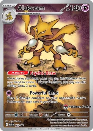 Alakazam 9 MEP Black Star Promos Pokémon card