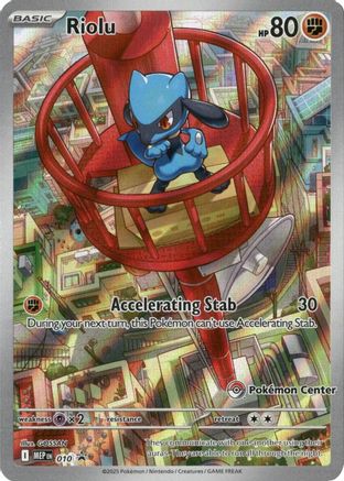 Riolu 10 MEP Black Star Promos Pokémon card