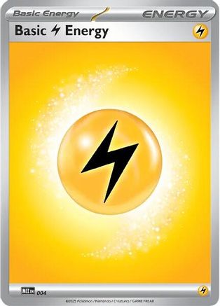 MEE: Mega Evolution Energies Basic Lightning Energy - 004 #4