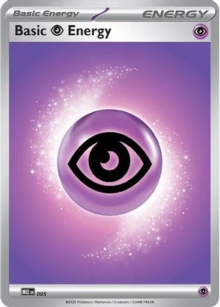 MEE: Mega Evolution Energies Basic Psychic Energy - 005 #5