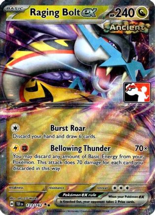 Prize Pack Series Cards Raging Bolt ex - 123/162 (Prize Pack Series 5) #123