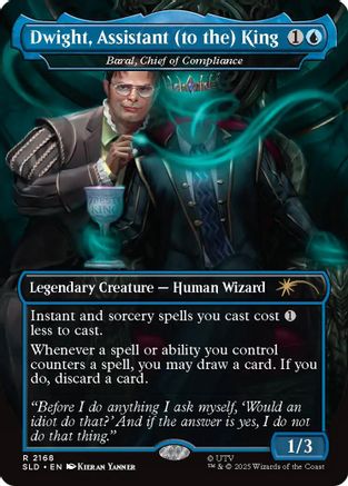 Dwight, Assistant (to the) King - Baral, Chief of Compliance