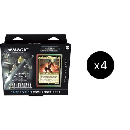 Final Fantasy Commander Deck Limit Break Game Edition Case