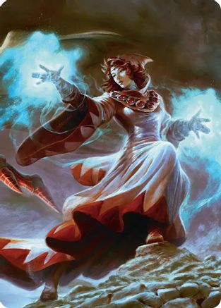 Art Series: FINAL FANTASY The Destined White Mage Scene Art Card #3