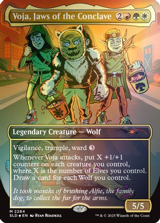 Voja, Jaws of the Conclave (Rainbow Foil)