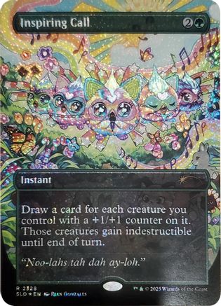 Inspiring Call (Confetti Foil)