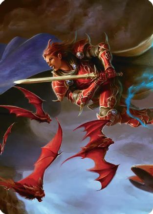 Art Series: FINAL FANTASY The Destined Warrior Scene Art Card #2