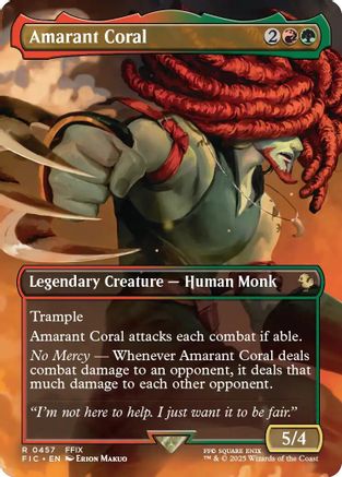 Commander: FINAL FANTASY Amarant Coral (Borderless) #457