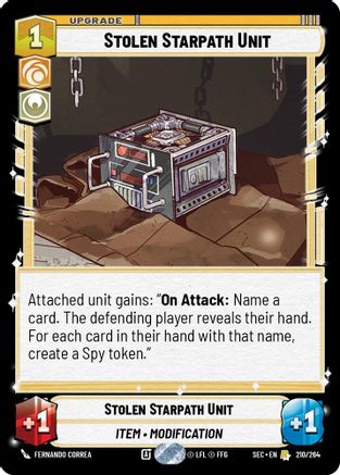Stolen Starpath Unit