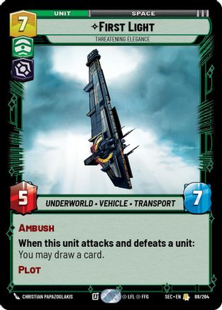 First Light - Threatening Elegance