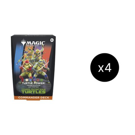 Teenage Mutant Ninja Turtles Commander Deck Turtle Power Case