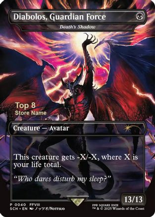 Diabolos, Guardian Force - Death's Shadow (Top 8)