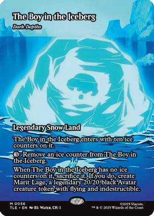 The Boy in the Iceberg - Dark Depths (Borderless)
