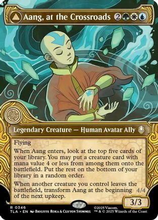 Avatar: The Last Airbender Aang, at the Crossroads (Showcase) #346