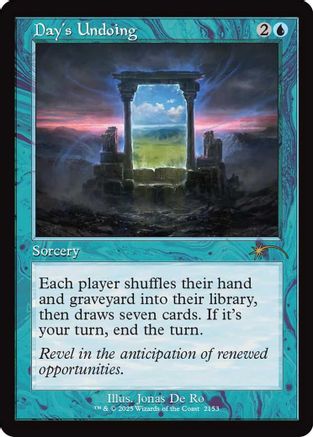 Day's Undoing (Retro Frame)