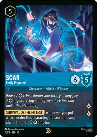 Scar - Eerily Prepared