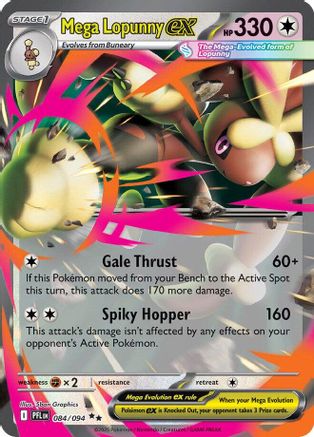 ME02: Phantasmal Flames Mega Lopunny ex #084