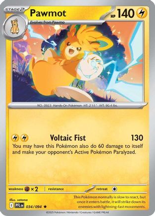 ME02: Phantasmal Flames Pawmot #034