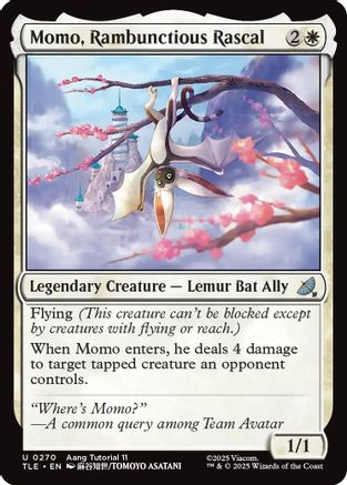 Avatar: The Last Airbender: Eternal-Legal Momo, Rambunctious Rascal (0270) #270