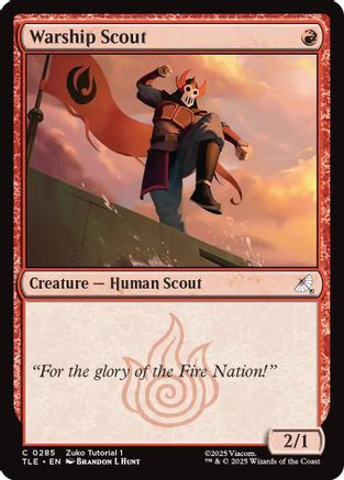 Avatar: The Last Airbender: Eternal-Legal Warship Scout (0285) #285