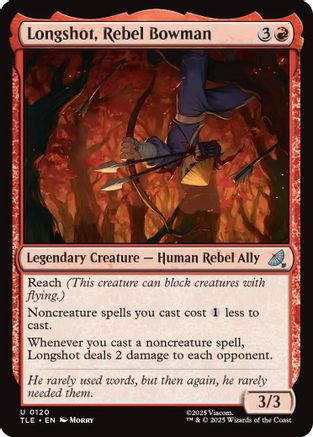 Longshot, Rebel Bowman