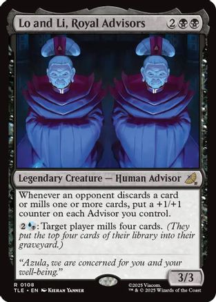 Avatar: The Last Airbender: Eternal-Legal Lo and Li, Royal Advisors #108