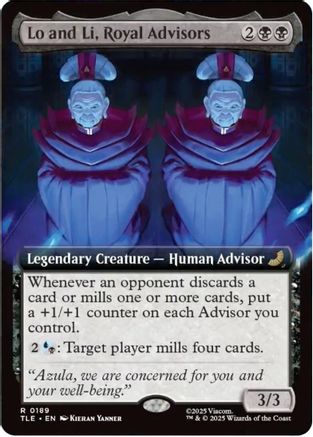 Avatar: The Last Airbender: Eternal-Legal Lo and Li, Royal Advisors (Extended Art) #189