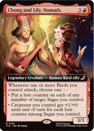 Avatar: The Last Airbender: Eternal-Legal Chong and Lily, Nomads (Extended Art) #192