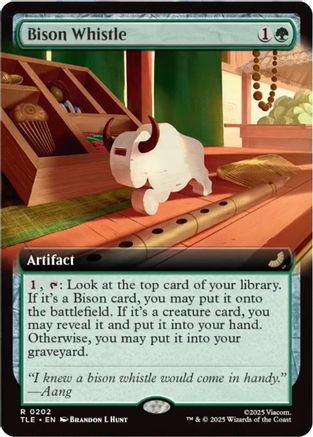 Avatar: The Last Airbender: Eternal-Legal Bison Whistle (Extended Art) #202