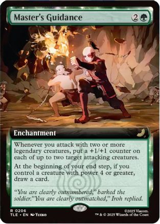 Avatar: The Last Airbender: Eternal-Legal Master's Guidance (Extended Art) #206