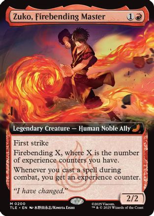 Avatar: The Last Airbender: Eternal-Legal Zuko, Firebending Master (Extended Art) #200