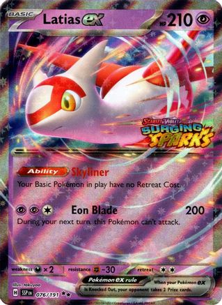 Miscellaneous Cards & Products Latias ex (Surging Sparks) #076