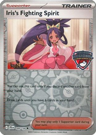 League & Championship Cards Iris's Fighting Spirit (Regional Championships) [Staff] #149