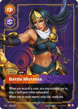 Sivir Riftbound legend art