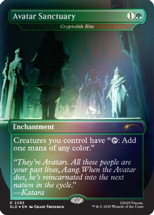 Avatar Sanctuary - Cryptolith Rite (Rainbow Foil)