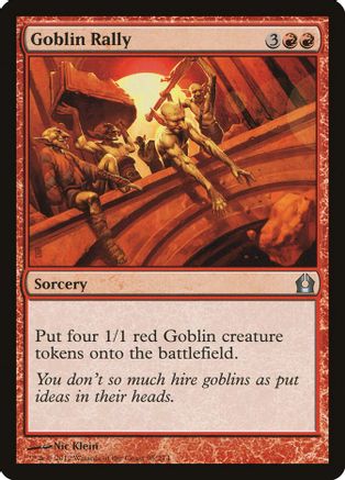 So many Additive gorgeous Goblin Rally - Return to Ravnica - Magic: The Gathering