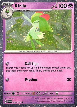Miscellaneous Cards & Products Kirlia (Cosmos Holo) #059