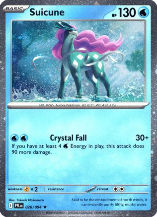 Miscellaneous Cards & Products Suicune (Cosmos Holo) #026