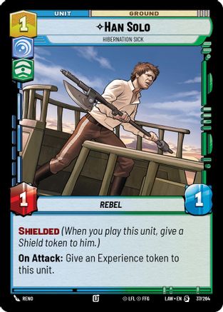 Han Solo - Hibernation Sick